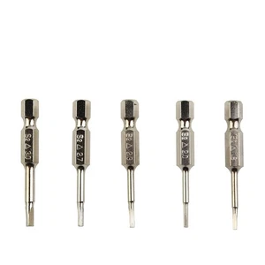 5 Pcs Magnetic Triangle Head Screwdriver Bits Tip Set Steel 1 4 Hex Shank - Picture 1 of 20