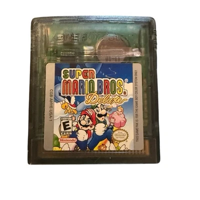Cartucho de jogo Super Mario Bros. Deluxe Nintendo GameBoy Color GBC 1999 - Imagem 1 de 3