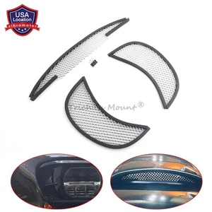 Adjustable Fairing Mesh Vent Screen Grill For Harley Touring Road Glide Silver - Bild 1 von 20