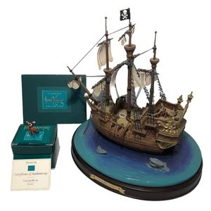 Disney WDCC Enchanted Places Captain Hook's Ship The Jolly Roger mit Mini Cpn Haken - Bild 1 von 15