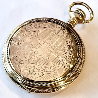 R21 ESPECTACULAR 16s ELGIN 1906 INCREÍBLE ESFERA 14K GF CAZADOR CAÍDA MUERTA HERMOSA Foto 1 de 4