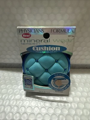 PHYSICIANS FORMULA Mineral Cushion Foundation #6817 Beige As Is RARE - Image 1 of 2