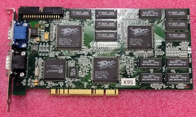 3DFX Voodoo Diamond II Monster 12MB VGA PCI Video Card Retro Gaming working#K95 - Image 1 of 4
