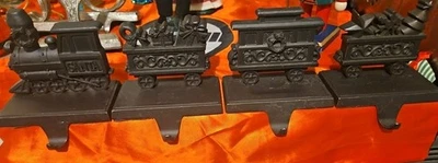 PERCHAS DE STOCK, 4 piezas, JUEGO DE TREN, ACABADO METAL MATE, BASE PESADA Foto 1 de 4