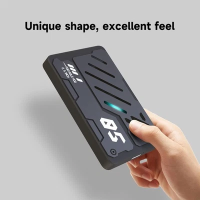 1TB 2.5in USB3.0 Portable External Hard Drive With Breathing Light Mechanic SLK - Image 1 of 4