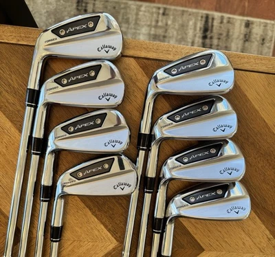 2025 Callaway Apex Ai150 Irons - 4-PW,AW LH, Stiff Flex Steel - Image 1 of 4
