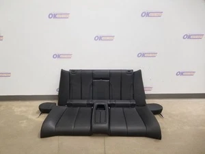 17 BMW M4 F83 CONVERTIBLE COMPLETE REAR SEAT ASSEMBLY BLACK LEATHER - Picture 1 of 12