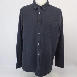 Flint & Tinder Classic Fit Hemd Herren XL anthrazit grau dicke Baumwollmischung - Bild 1 von 14