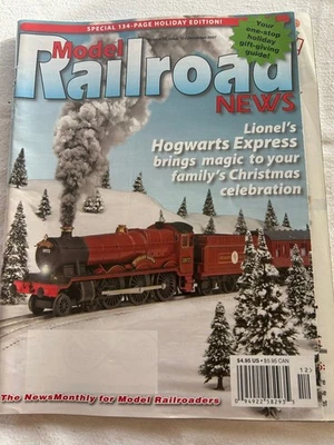 Model Railroad News Magazine Dec 2007 Vol 13 Issue 12 Holiday Edition Bachmann - Image 1 of 2