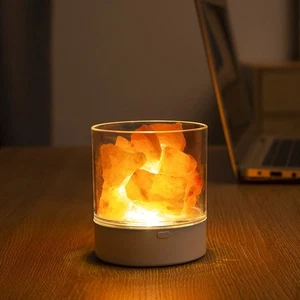 Natural Night Light USB Powered LED Table Light Table Lava Lamp  Desk - Picture 1 of 12