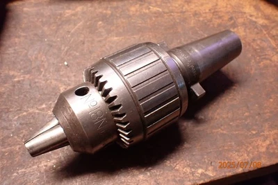 JACOBS 18N DRILL CHUCK WITH KWIK-SWITCH QUICK CHANGE 80354 MOUNT WORN JAWS - Image 1 of 4