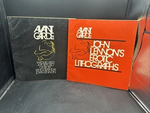Avant Garde #11 John Lennon Lithographs 2 Different Covers Lot - Picture 1 of 7