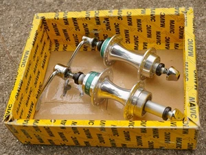 Mavic 531 Hubs 32H Vintage Mountain Bike 135 Freewheel Hubset NOS NIB 1990s MTB - Picture 1 of 10