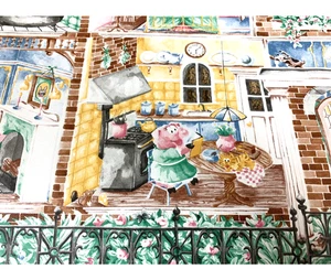 1 rollo - Papel pintado en forma de casa de muñecas imperial 5 yardas - Hecho en Canadá nunca abierto - Imagen 1 de 12