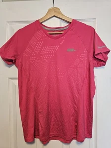 Womens Nike Dri Fit Hot Pink Gym Top Size Large - Picture 1 of 3