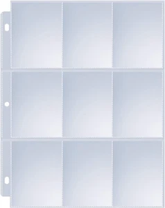 36 Pack 9 Pocket Page Protectors, Sooez Trading Card Sleeves for 3 Ring Binder,  - Picture 1 of 12
