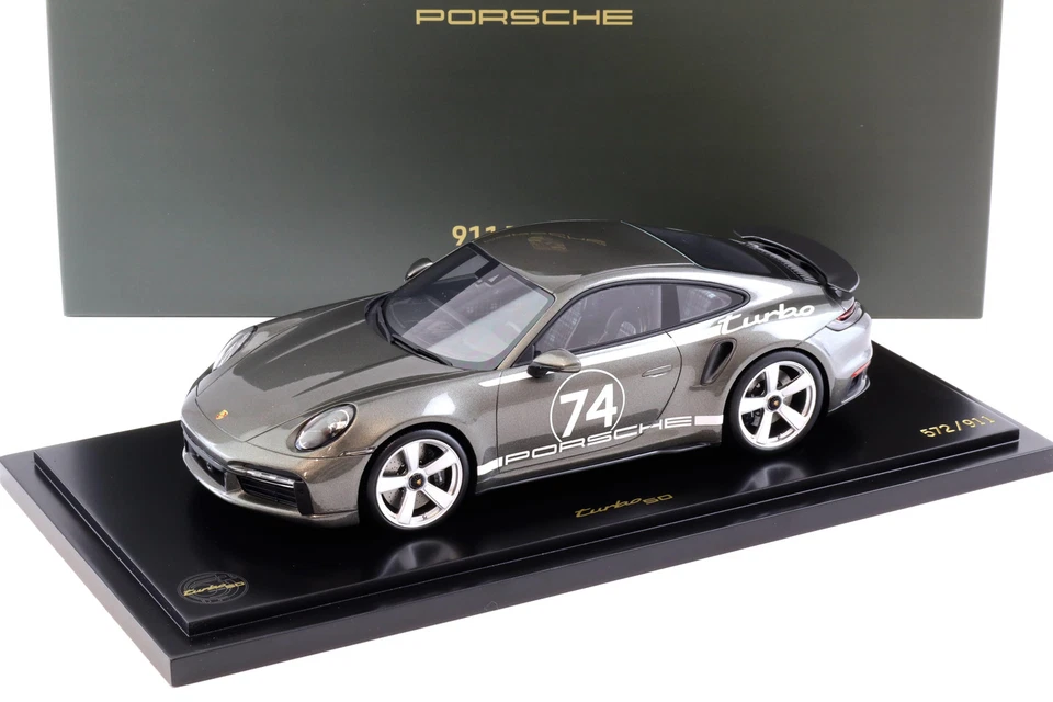 Modèle Spark 1/18 Porsche 911 992 Coupe N 74 2023 Aventurine Green WAP0211690...