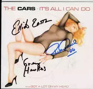 Ric Ocasek Signed Original The Cars 45 RPM Record Picture Sleeve POP COA - Picture 1 of 1