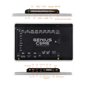 GeniusCore ControlHUB 7" inch IPS All in One Android Panel PC A133P 1G 8G - Picture 1 of 14