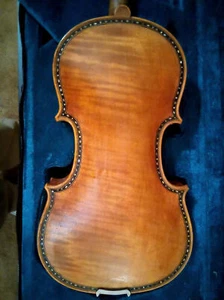 4/4 Violin Strad copy - Aubert bridge Pirastro gold strings bow tuner, dlux case - Picture 1 of 5