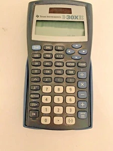 Calculadora científica de 2 líneas Texas Instruments TI-30X IIS WOKS azul con cubierta con - Imagen 1 de 7
