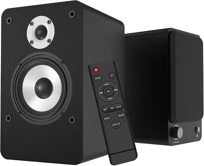 LONPOO LP-42M Diffusori Da Scaffale Attivi 100W RMS Bluetooth, RCA, Ottica, USB - Immagine 1 di 4