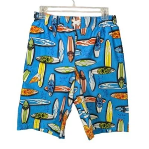 Op Swim Trunks Youth Boys Extra Large Kids Skull Surfboard Board Shorts Blue - Picture 1 of 7
