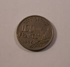 100 Francs Frankreich 1954 alte Kursmünze RAR Coin TOP! 