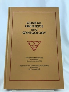 Clinical Obstetrics Gynecology Quarterly 1990 Emergencies Reproductive Endocrine - Picture 1 of 6