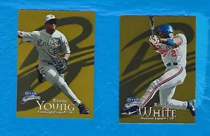 1999 Fleer Brilliants Gold Lot Rondell White & Kevin Young #/99 Tough! - Bild 1 von 2
