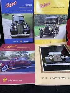 Lote de 4 revistas internacionales Packard Cormorant & Packards. Años 90 - Imagen 1 de 9