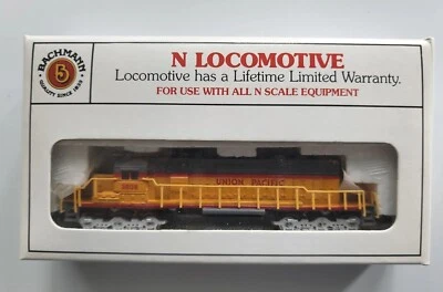 Bachmann N Scale EMD SD40-2 Diesel Locomotive Union Pacific 3808 NIB U103-13 - Image 1 of 4
