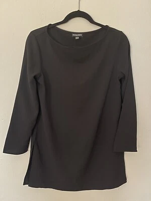 Blusa negra manga larga American Apparel para mujer S Foto 1 de 4