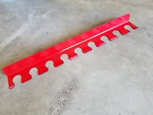 Aluminum Bat Rack Holder - 9 bats - Red only - Picture 1 of 1