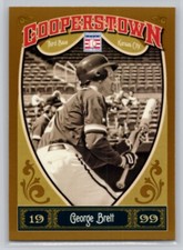 2013 PANINI COOPERSTOWN #99 GEORGE BRETT  KANSAS CITY ROYALS