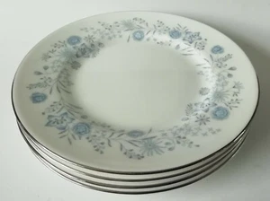 Wedgwood Belle Fleur Tea Plates x 4 - Picture 1 of 3
