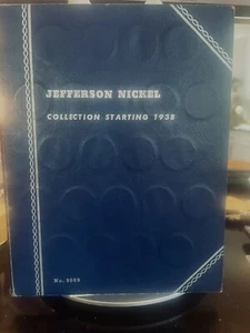 Jefferson Nickel Collection Whitman Album 9009 1934-1961 Inc.43 Coins (5 Silver) - Picture 1 of 1