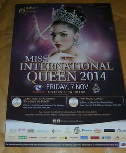 EVENT FLYER -MISS INTERNATIONAL QUEEN 2014 - PATTAYA THAILAND (LADY BOY CONTEST) - Picture 1 of 1
