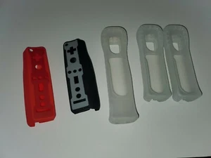 5X Silicone Skin Case Cover For Nintendo Wii Remote Controller - Picture 1 of 9