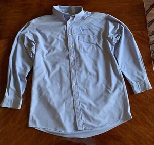 Vintage BellSouth XL hellblaues Langarmhemd mit Knopfleiste für Herren - Bild 1 von 7