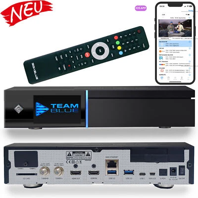 GigaBlue UHD Quad 4K Pro – PVR-Receiver mit HBB-TV, Bluetooth 5.4, 2X FBC DVB-S2 - Bild 1 von 4