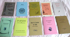 10 Oxford Group Movement reproduction pamphlets, booklets, Alcoholics Anonymous