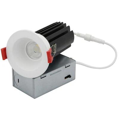 2" LED Round Downlight Luminaire, Ceiling Light Fixture, 5 CCT, White, Dimmable - Image 1 of 3