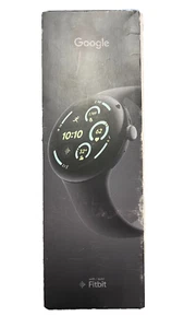 Google Pixel Watch 3 GA05785-US 3rd Gen 45mm WiFi GPS Obsidian Matte Black - Zdjęcie 1 z 4