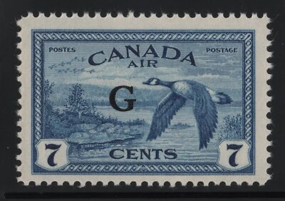 CO2 overprint G Canada mint never hinged well centered - Image 1 of 2
