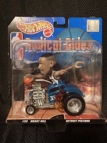 Hot Wheels Radical Rides Detroit Pistons Grant Hill Figure 1998 Cover