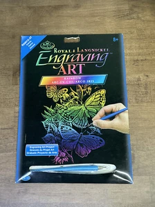 Royal & Langnickle Engraving Art Rainbow Butterfly RAIN12-3T - Picture 1 of 5