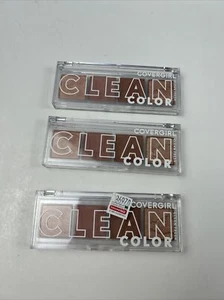 Covergirl Clean Color Eye Shadow Palette #222 Dreamy Pink Sealed Lot Of 3. - Picture 1 of 4