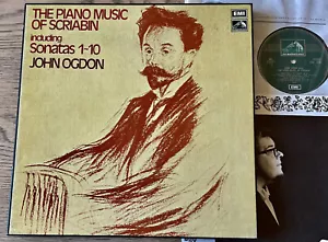 HMV SLS 814 THE PIANO MUSIC OF SCRIABIN 3-LP JOHN OGDON (1971) EX GT BRITAIN - Picture 1 of 5