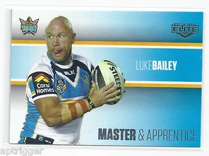 2014 NRL Elite Master & Apprentice (MA 9) Luke BAILEY Titans - Picture 1 of 1